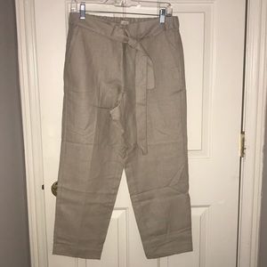 J crew linen pants